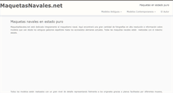 Desktop Screenshot of maquetasnavales.net
