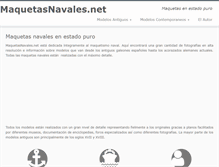 Tablet Screenshot of maquetasnavales.net